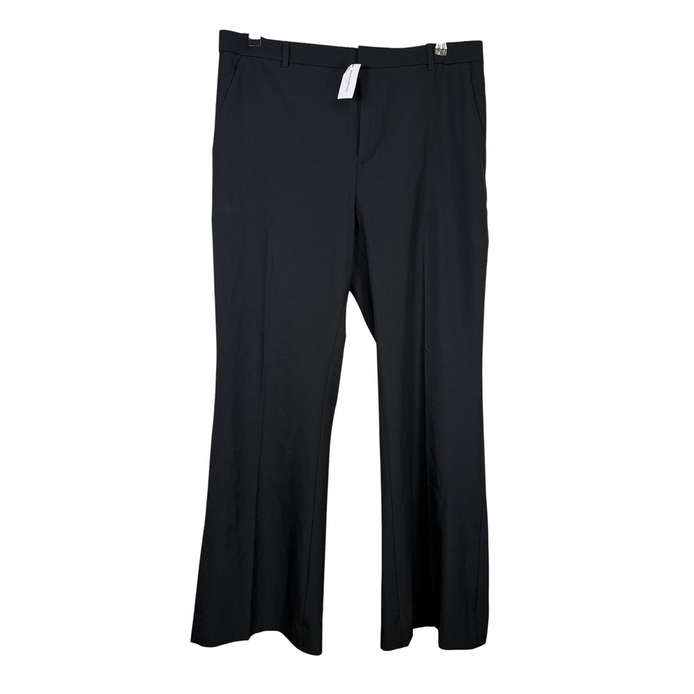 Banana Republic Bootcut Sculpted Stretch Trouser High Rise Black Pants Size 14